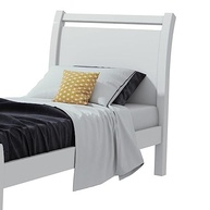 Cama Solteiro Reali Plus Móveis Lopas Branco - Design Moderno e Conforto para Seu Quarto - imagem 5