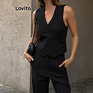 Conjunto Lovito Assimétrico: Estilo Casual e Moderno - imagem 2