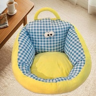 Sofá Infantil Azul M com Encosto Confortável - Estilo Moderno para Sala e Quarto - imagem 5