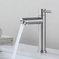 Torneira Bancada Pia Banheiro Inox Premium 1/4 Volta – Design Moderno e Economia de Água - imagem 2