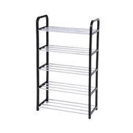 Sapateira Vertical Luxo 5 Andares - Organizador Moderno em Aço Inox para Até 10 Pares - imagem 1