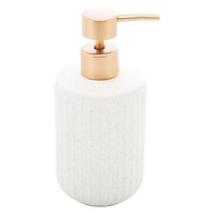 Porta Sabonete Líquido de Cerâmica Granilite Clean Branco 430ml - Design Moderno e Prático - imagem 2