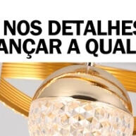 Lustre 3 Cores em 1 para Sala e Quarto Moderno - imagem 2