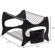 Escorredor de Louça Aramado Future 13 Pratos com Porta Talher – Design Moderno e Prático - imagem 4