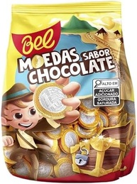 Bel Moedas Sabor Chocolate 500g - imagem 1