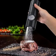 Moedor Elétrico de Sal e Pimenta Automático com LED - Pacote com 2 Unidades - imagem 3
