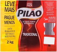 PACK - Café Torrado e Moído a Vácuo Tradicional Pilão 500g - 4 unidades de 500g - imagem 1