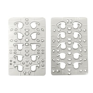 Molde para Cortar Olhos de Boneca 3,5 cm - Estêncil Profissional em Metal com Design Preciso - imagem 1
