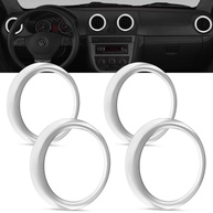 Renove o Visual do Seu Gol, Parati ou Saveiro G4/G5 com Molduras Cromadas de Difusor de Ar (Kit 4 Peças) - imagem 1