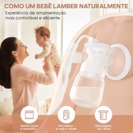 Bomba de Tirar Leite Elétrica Bilateral Momcozy - 4 Modos, 15 Velocidades, Recarregável, Silenciosa - imagem 4