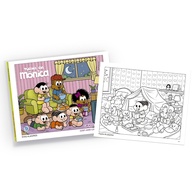 Livro de Colorir Turma da Mônica - Dias Alegres: Momentos Aconchegantes e Divertidos - imagem 1
