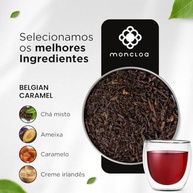 Moncloa Chá Belgian Caramel | Chá Misto De Puerh E Ameixa - imagem 2