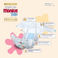 Fralda Turma da Mônica Baby Premium Econômica Tamanho M - 40 Unidades - imagem 5