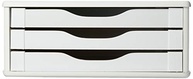 Suporte de Monitor com 3 Gavetas em MDF Branco - Organize e Eleve Sua Mesa - imagem 4