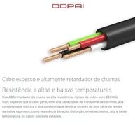 Kit de Cabos Rígidos DDPAI Tipo-C: Monitoramento 24h para sua Câmera de Painel - imagem 5