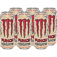 Monster Pacific Punch: Energia Tropical em Pack 6 Latas 473ml - imagem 1