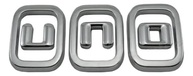 Emblema Cromado Fiat Uno - Tampa Traseira Original Mopar 100192450 - imagem 2
