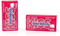 Pastilha Sem Açúcar Mentos Kiss Morango | 35g - imagem 2