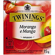 Twinings Morango Manga: Chá Exótico 10 Saquinhos - imagem 4