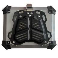 Baú Bauleto Alumínio 45L Prata Universal - Moto BMW, Honda, Yamaha, Bajaj - imagem 4