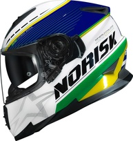 Capacete Norisk FF302 Grand Prix Brazil - Segurança e Estilo para Sua Moto - imagem 1