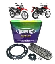 Kit Transmissão KMC para NXR Bros 160 e XRE 190 (2015-2024) com Retentor - Potencialize Sua Moto! - imagem 3