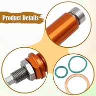 Ajustador de Tensor de Corrente de Moto QccHieUs - Performance e Durabilidade para 690 SMC (Laranja) - imagem 5