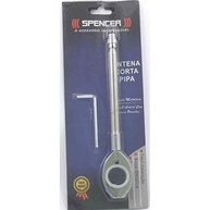 Antena Corta Pipa para Moto Spencer 7/8" Inox Prata - Segurança e Estilo! - imagem 3