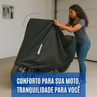 Capa de Moto Premium Impermeável 2m: Proteção Total contra Chuva, Sol e Poeira - imagem 4
