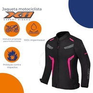 Jaqueta Moto Motociclista X11 One Sport Masculina Feminina - imagem 5