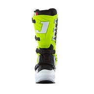 Bota Motocross Articulada Jett Hi-Vis Branco/Verde: Segurança e Conforto para suas Trilhas! - imagem 4