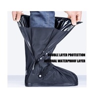 Bota de Chuva, Bota Galocha Impermeável Polaina para Chuva Motoqueiro Cobre Sapato Borracha Antiderrapante - imagem 5