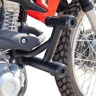 Protetor de Motor e Carenagem Wheeling Bros 160 (2015-2025) Preto Fosco - Segurança e Estilo - imagem 1