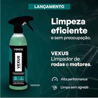 Kit Limpeza Profunda Motor e Rodas Vonixx Vexus 500ml + Acessórios Essenciais - imagem 3