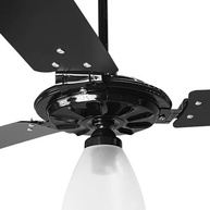 Ventilador de Teto Yris com Motor Grande 150W/180W Ventex Preto 127V - Potência e Estilo para seu Ambiente - imagem 4