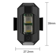 Luz Anticolisão LED 7 Cores para Motos e Drones - Segurança e Estilo Estroboscópico (Kit 5 Peças) - imagem 4