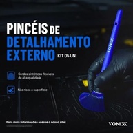 Pincel Vonixx: Limpeza Profunda para Exterior de Carros, Motos e Rodas - imagem 3