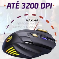 Mouse Gamer Anúbis 3200 DPI RGB 7 Botões: Precisão e Estilo para Seus Jogos e Trabalho - imagem 5