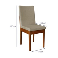 Conjunto Sala de Jantar 6 Lugares com Mesa California e Cadeiras Dakota A40 Móveis Meneghetti - imagem 3