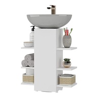 Gabinete Armário de Banheiro para Pia de Coluna Multimóveis Mp5026 Branco – Organize com Estilo e Funcionalidade - imagem 2