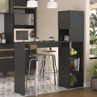 Armário de Cozinha com 1 Porta e Mesa/Bancada MP6004 Multimóveis - Design Moderno e Versátil - imagem 1