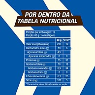 Mukebar Chocolate Branco: 12 Barras Proteína +Mu 720g - imagem 3