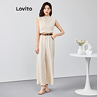 Lovito Macacão Plissado: Conforto e Estilo para Mulheres - imagem 2