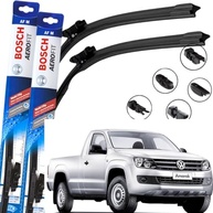 Par de Palhetas Limpador Parabrisa Bosch Aerofit Multiclip para Amarok (2013-2024) - imagem 2