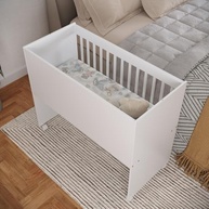 Mini Berço Multifuncional com Rodas e Mosquiteiro - Transforme Espaços com Estilo e Conforto - imagem 3