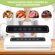 Seladora a Vácuo Multifuncional 110V-220V: Preserve Alimentos Frescos por Mais Tempo! - imagem 4