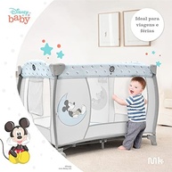 Berço Desmontável 0-15kg com Cercadinho Mickey Milky Way - Multikids Baby BB442 - imagem 3