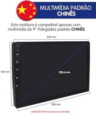 Moldura Painel 2 Din 9" Fiat Mobi Preto - Encaixe Perfeito para Sua Multimídia - imagem 5