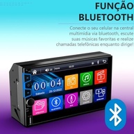 Central Multimídia Universal 2Din 7" MP5 com Espelhamento Android/iOS e Câmera de Ré - imagem 4