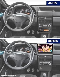 Multimídia Android 9" H-TECH para Fiat Uno Mille e Fiorino (94-13) + Câmera de Ré - imagem 5
